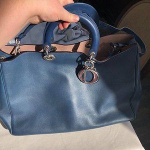 Authentic Christian Dior Large Diorissimo Tote Bag / Purse